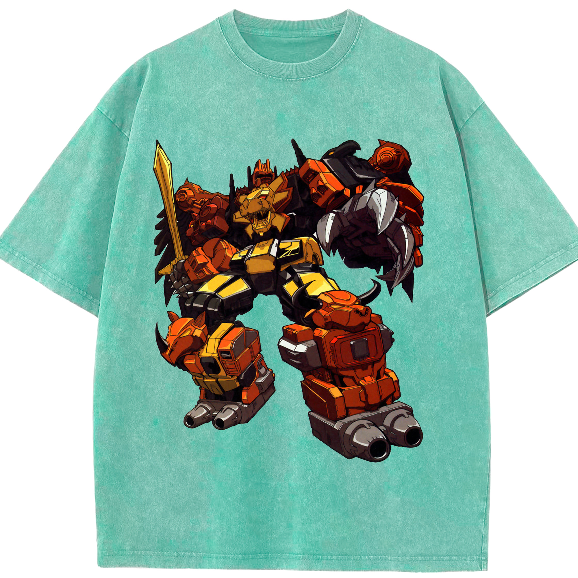 （画像用）  綿100% ヴィンテージ風 半袖Tシャツ（フロントプリント）